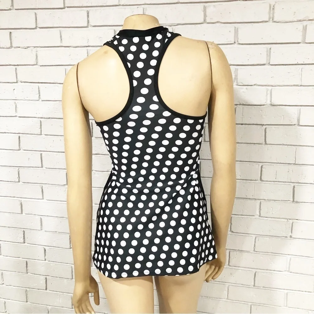 Polka Dot Women’s Sleeveless‎ Swim Top
